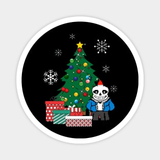 Sans Around The Christmas Tree Undertale Magnet